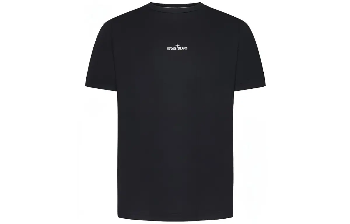 STONE ISLAND Embroidered T Shirt
