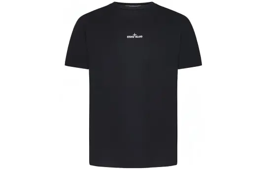 STONE ISLAND Embroidered T Shirt