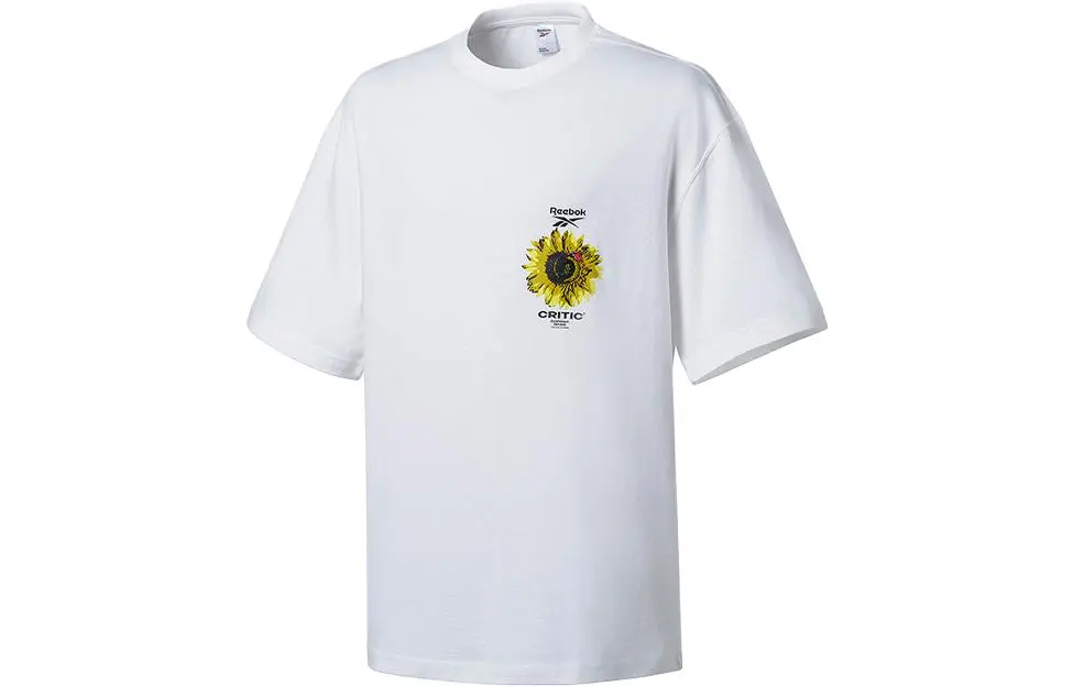 Reebok Short Sleeved T Shirts Unisex White