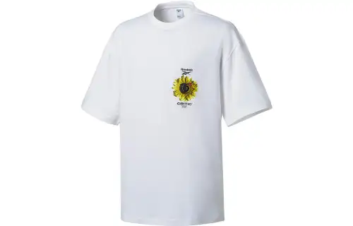 Reebok Short Sleeved T Shirts Unisex White