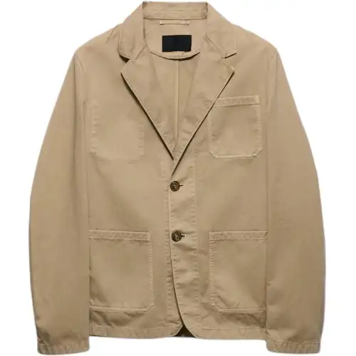 PRADA Cotton Single breasted Blazer