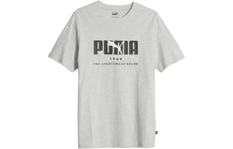 PUMA GRAPHICS Men's Tee T Shirt Men's Gray