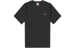 Nike T Shirts Men's Black Crew Neck Moderate Straight Fit