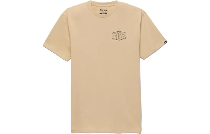 Vans PAWN SHOP T Shirts Unisex Khaki Crew Neck Moderate Straight Fit