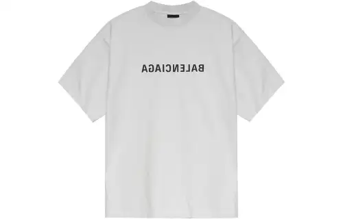 【Zoomed ImageryBest of: PromotionsPrevious Season】inverted logo-print cotton T-shirt