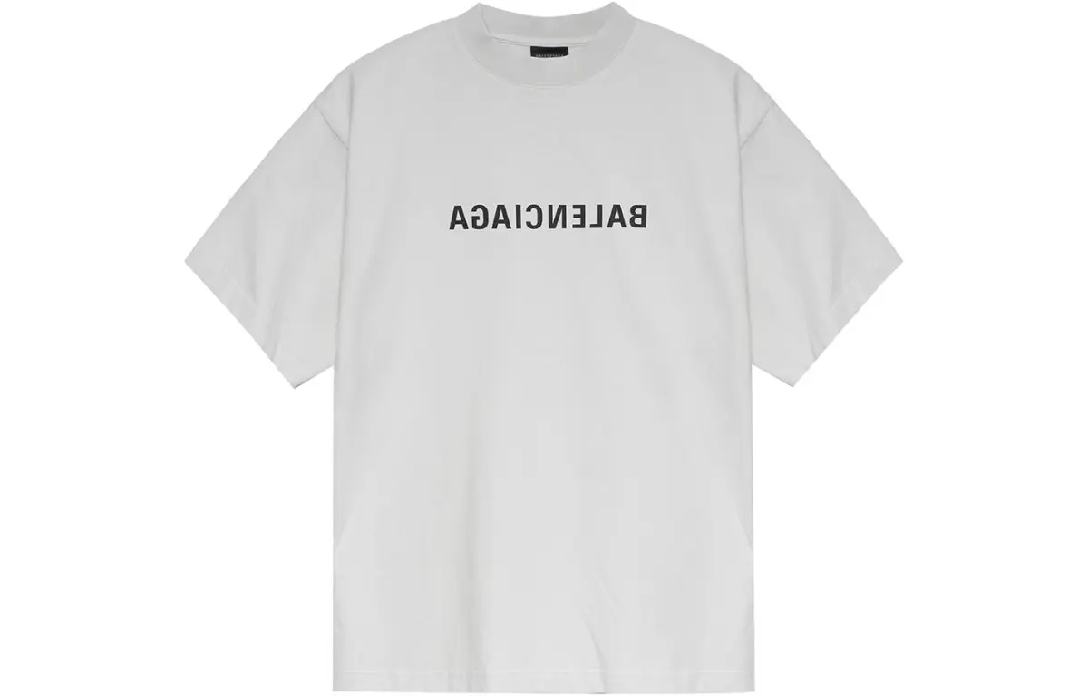 Balenciaga T Shirt Regular Fit Men's White