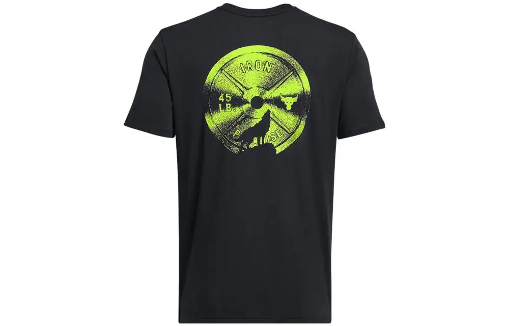 Under Armour Project Rock T Shirt Men's Black