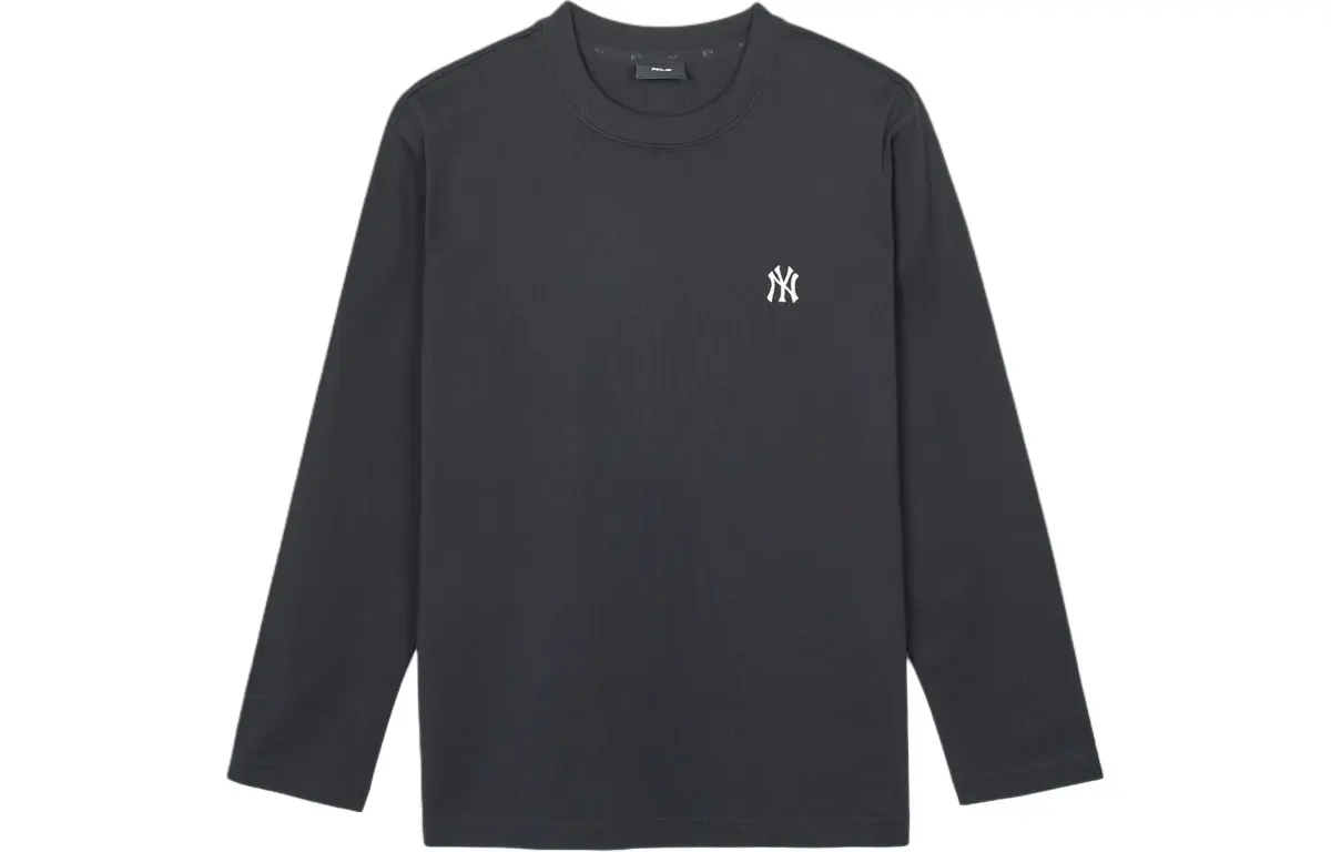 MLB New York Yankees T-Shirts Unisex Black Crew Neck Moderate