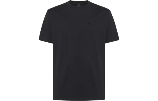 Oakley T Shirts Men's Black Crew Neck Moderate Straight Fit