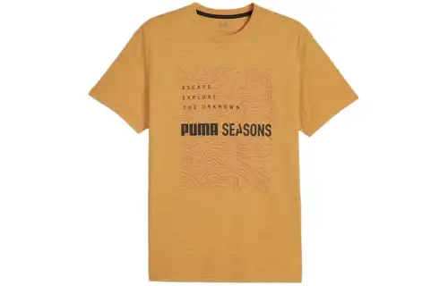 PUMA T Shirt Men's Ginger Tea Brown