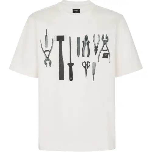 FENDI Tools Cotton T shirt
