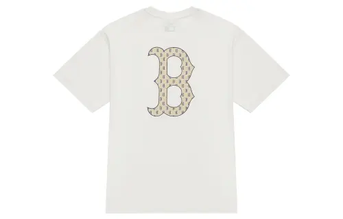 MLB MONOGRAM SS24 T Shirt Unisex Cream