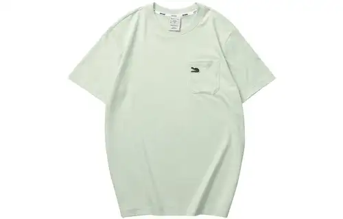 Skechers Funny Monster T Shirts Unisex Lily Green/0215 Crew Neck Moderate Straight Fit