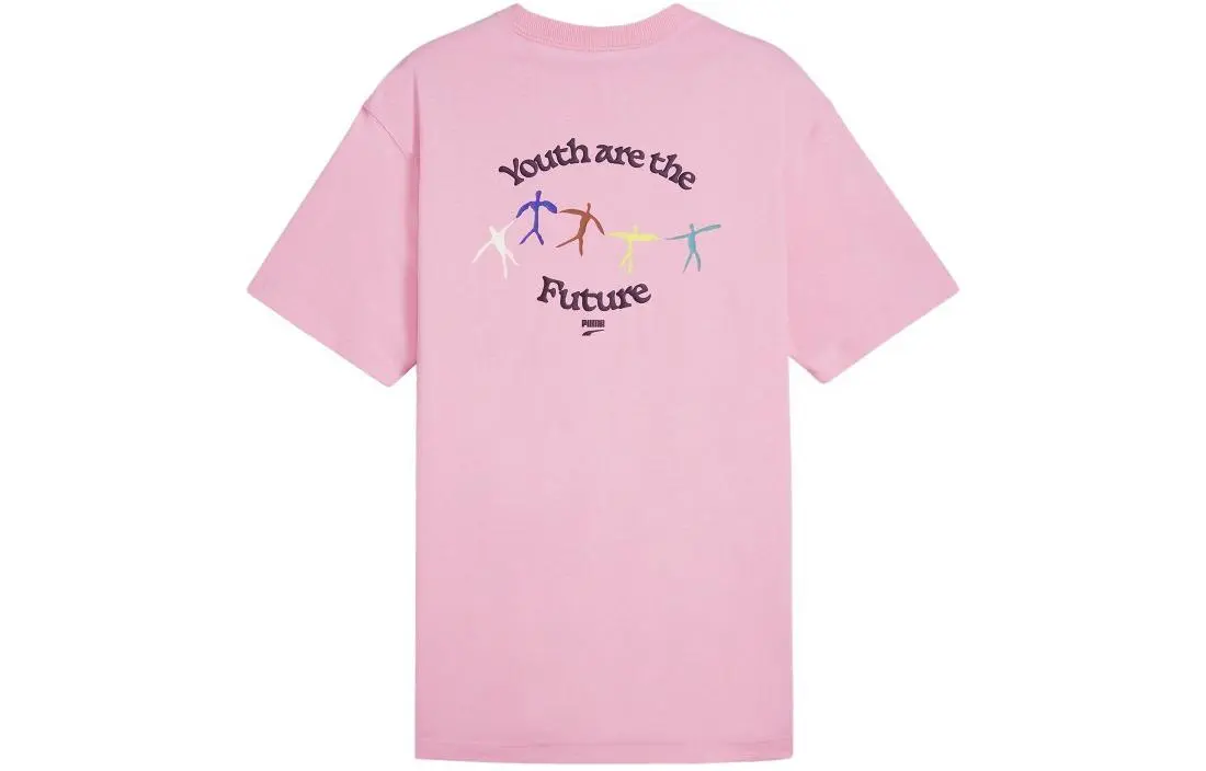 PUMA Future Graphic DOWNTOWN GRAPHIC TEE T Shirt Men's Pink