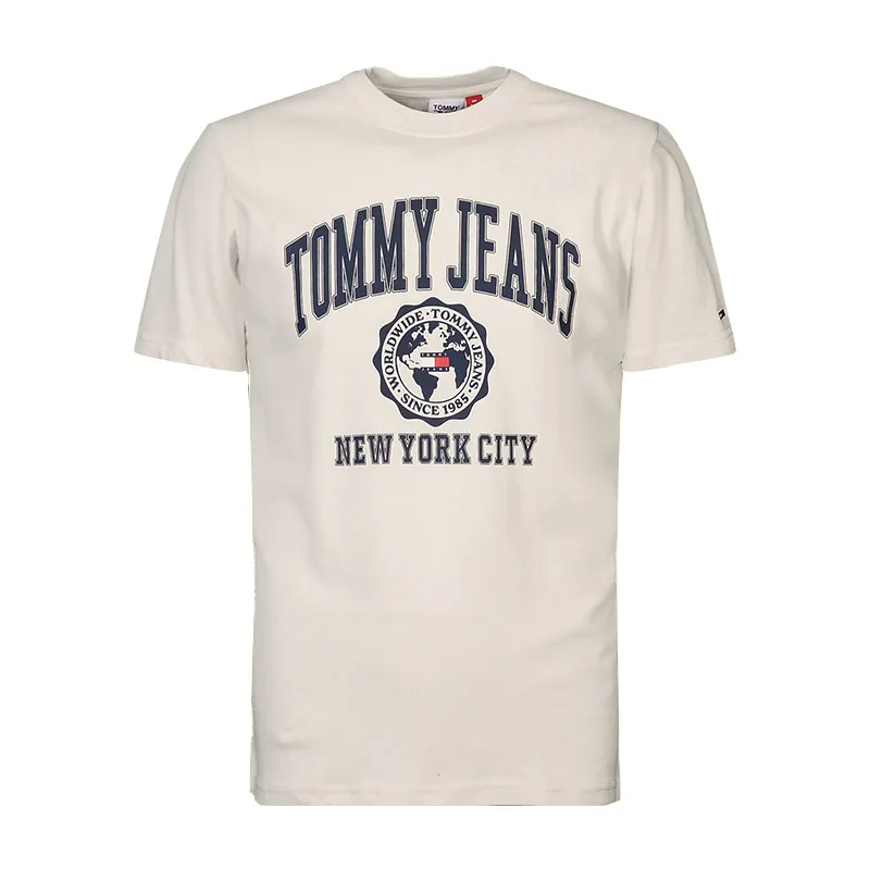 Tommy Hilfiger T Shirt Men's Ecru