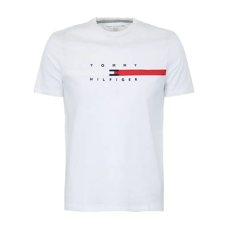 Tommy Hilfiger T Shirts Men's Crew Neck Moderate