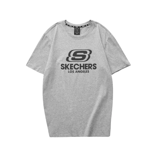 Skechers T Shirt Unisex Medium Heather Gray