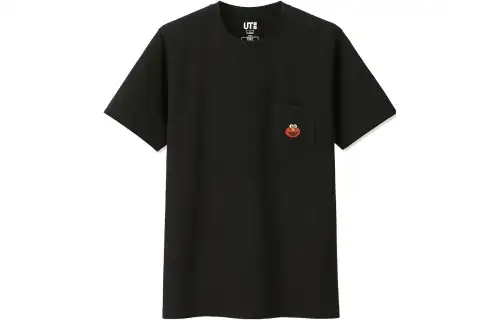 Kaws X UNIQLO X Sesame Street Elmo Pocket Tee