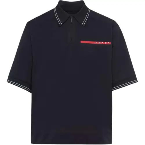 PRADA T Shirts Men's Black Moderate