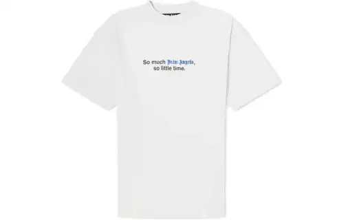 Palm Angels slogan-print cotton T-shirt