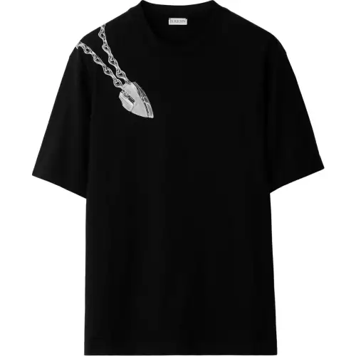 Burberry Shield Cotton T shirt