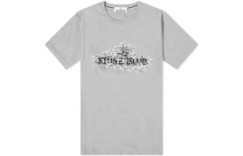 STONE ISLAND T Shirt Men's Gray