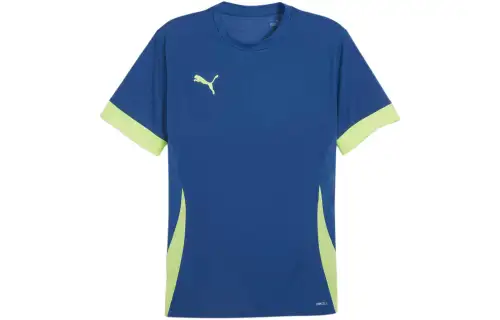 PUMA T Shirts Men's Dark Blue Crew Neck Moderate Straight Fit