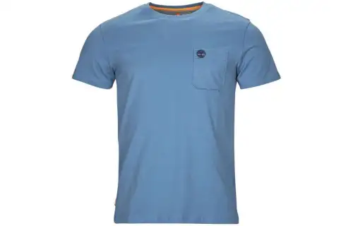 Timberland T Shirts Men's Blue Crew Neck Moderate