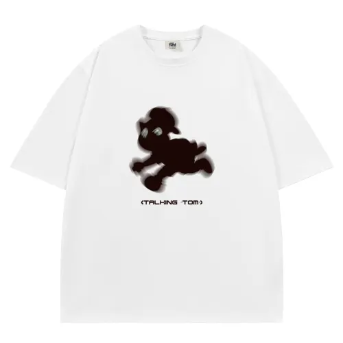 TALKING TOM T Shirts Unisex Crew Neck Moderate Straight Fit