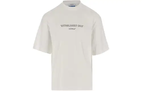 Off Established 2013 Cotton T shirt