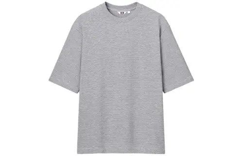 UNIQLO SS24 T Shirt Unisex Gray