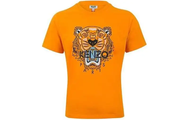 KENZO Men's Classic Tiger T-Shirt Orange