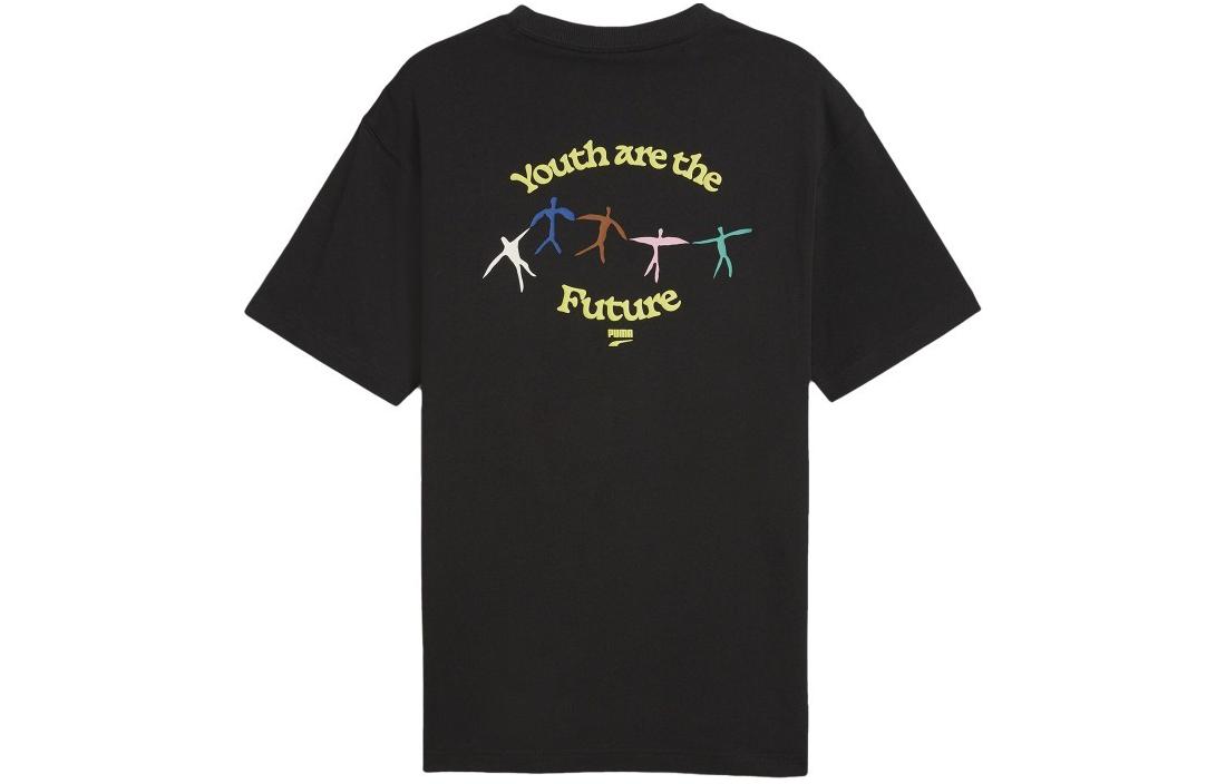 PUMA Downtown GRAPHIC TEE T Shirt Men's Black