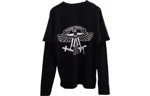 Travis Scott T Shirts Men's Black Crew Neck Moderate Straight Fit