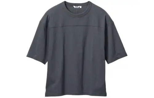 UNIQLO SS24 T Shirt Unisex Dark Gray