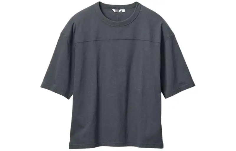 UNIQLO SS24 T Shirt Unisex Dark Gray