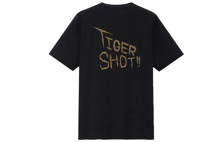 UNIQLO T Shirts Unisex Black Crew Neck Moderate Other