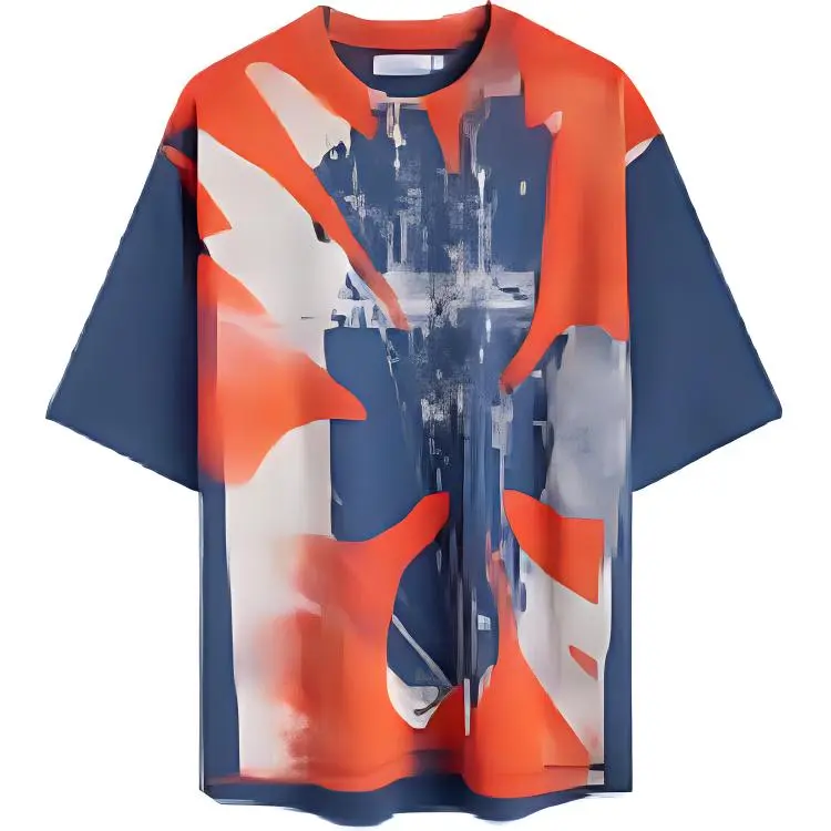 Calvin Klein T-Shirts Men's Sparrow Blue-CFA Crew Neck Moderate Straight Fit