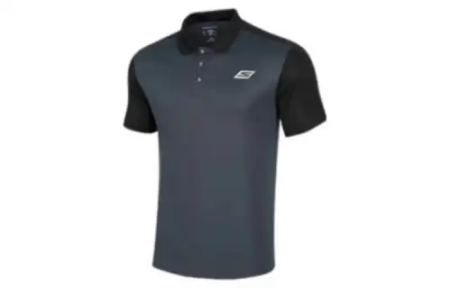 Skechers T Shirts Men's Navy Blue Polo Collar Moderate Straight Fit