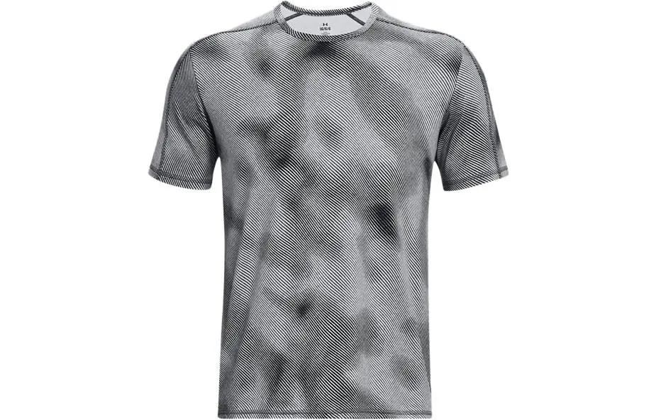 Under Armour Meridian T-Shirts Men's Black Crew Neck Moderate Straight Fit