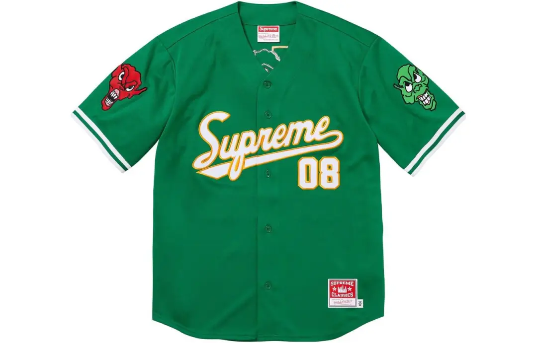 Supreme Mitchell & Ness Downtown Hell Baseball Jersey