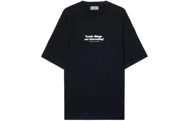 OFF-WHITE Ironic quote-print cotton T-shirt