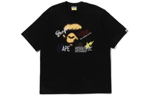 Bape Hand Draw Graphic Relaxed Fit Tee