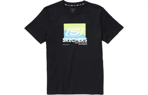 Skechers T Shirt Men's Carbon Black