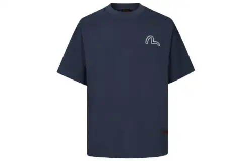 EVISU T Shirts Men's Crew Neck Moderate Straight Fit