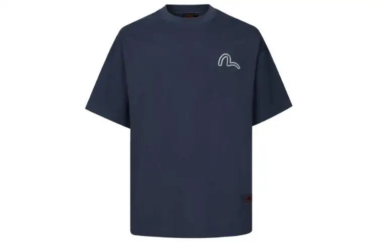 EVISU T Shirts Men's Crew Neck Moderate Straight Fit
