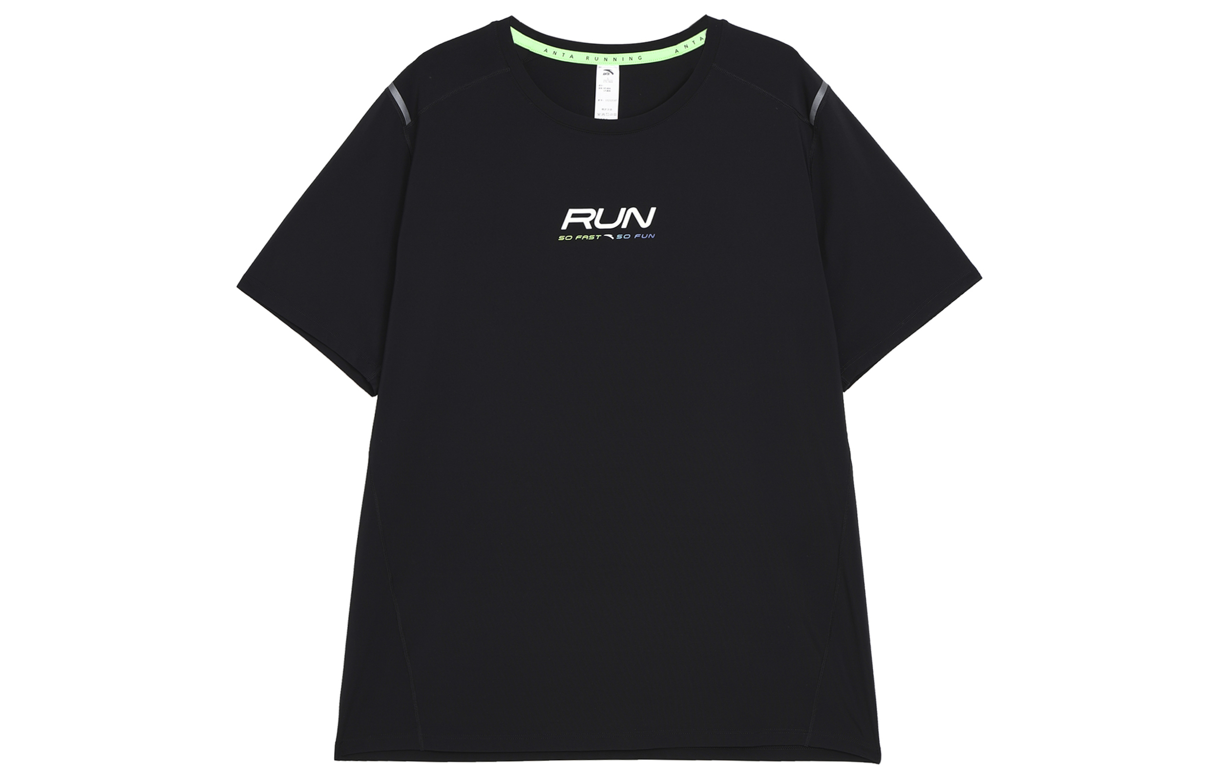 Anta Running Collection Running T Shirt Men’s Basic Black
