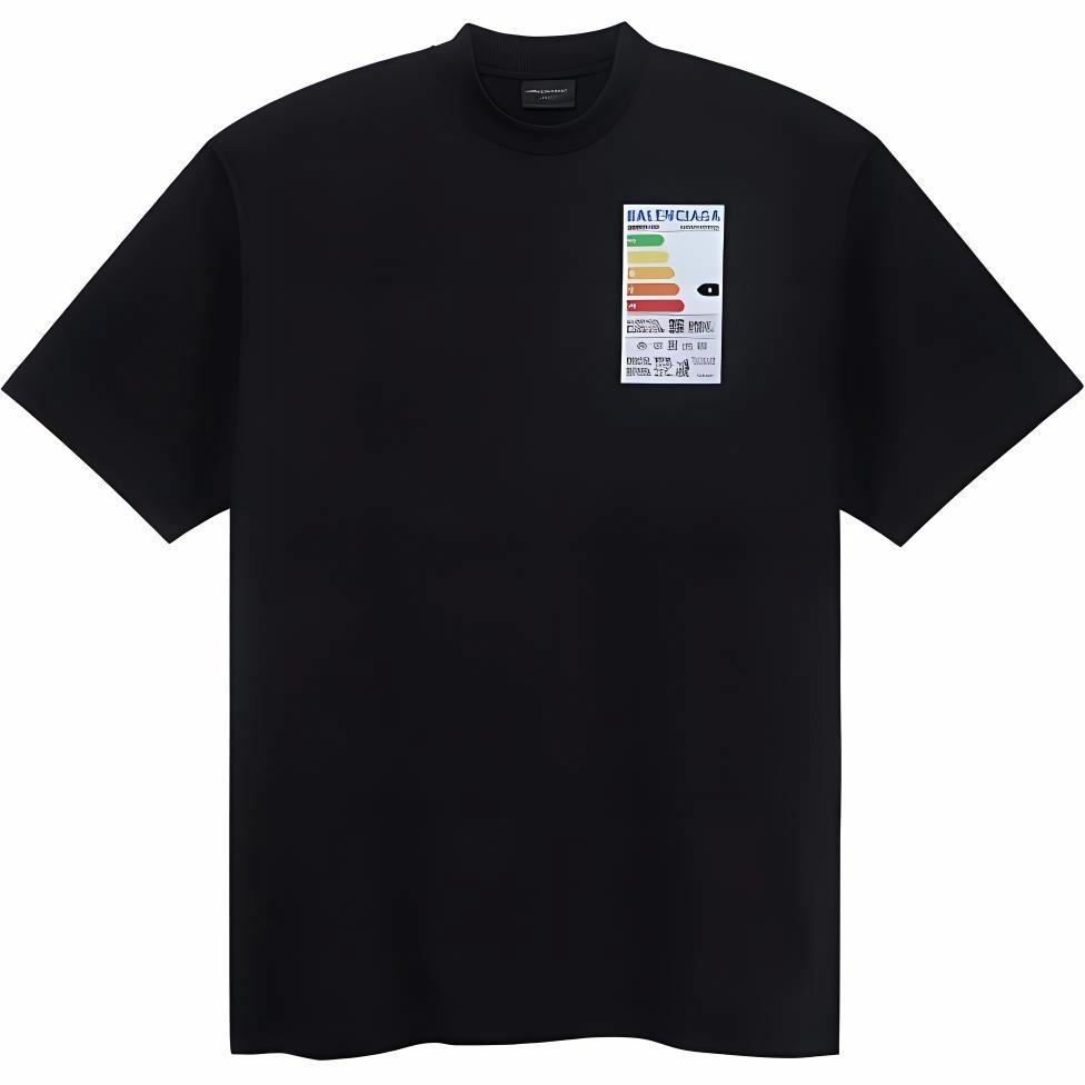Мужская футболка Balenciaga (черная)