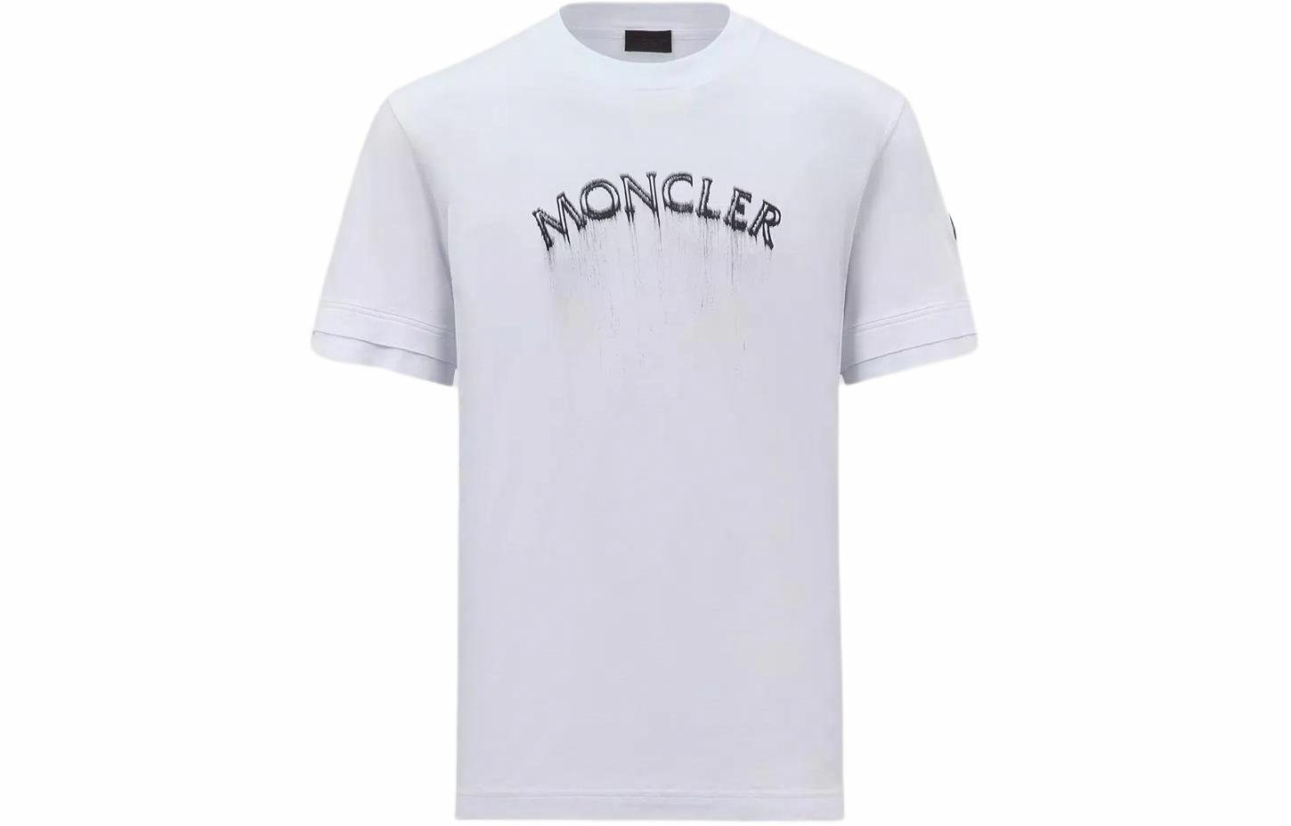 Мужская футболка Moncler Moncler T (белая)