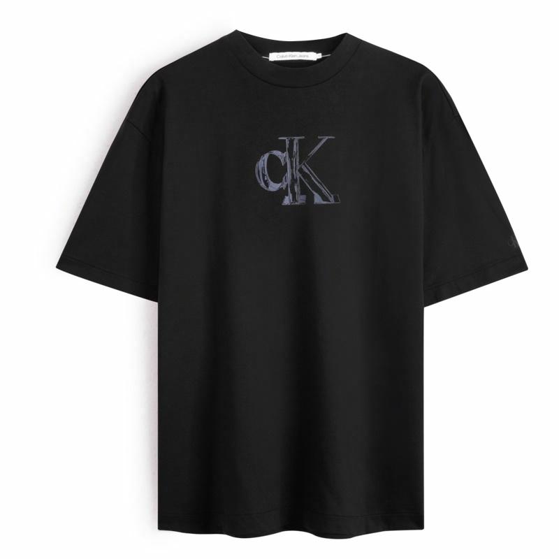 Мужская футболка CALVIN KLEIN SS24 Jeans (космическая черная)